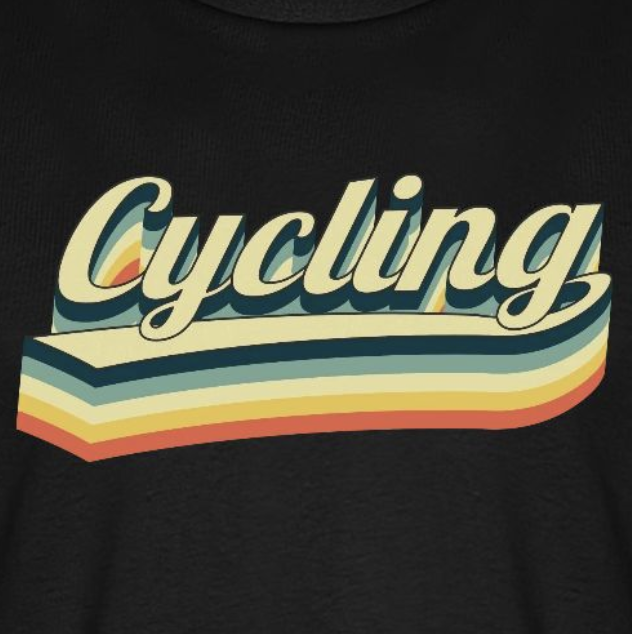 T Shirt mit Fahrradmotiv